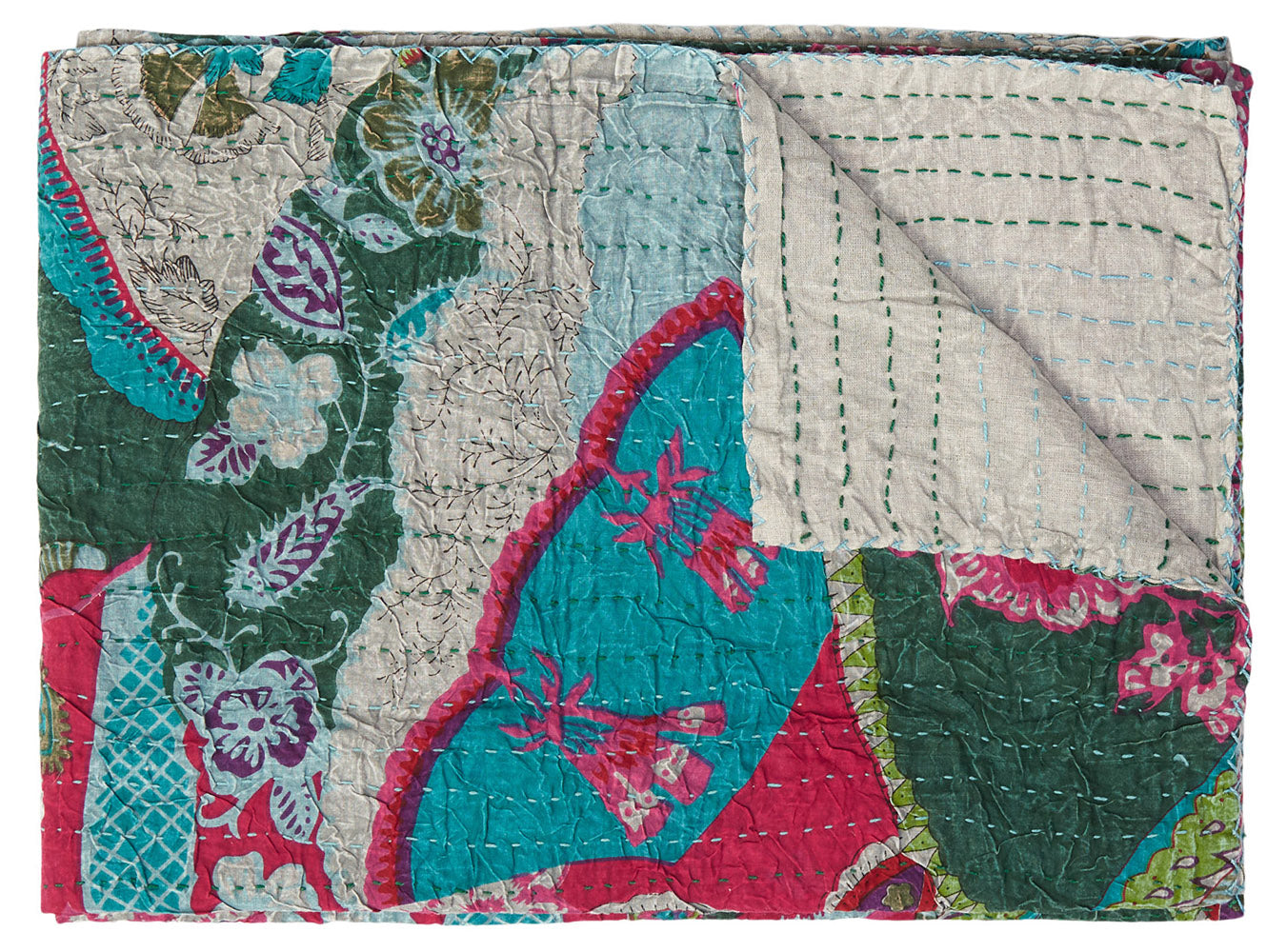 50inches x 70inches Multi colored Eclectic Bohemian Traditional Throw