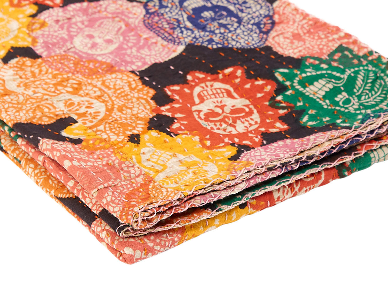 50inches x 70inches Multi colored Eclectic Bohemian Traditional Throw