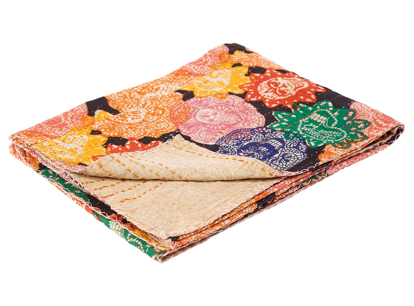 50inches x 70inches Multi colored Eclectic Bohemian Traditional Throw