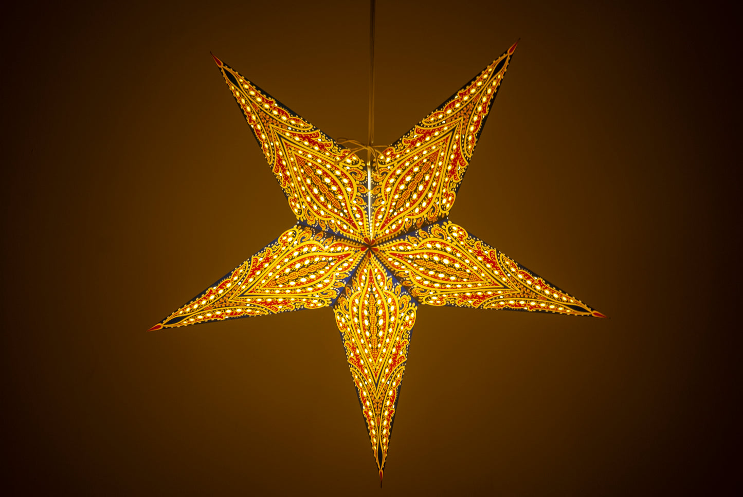 'Bohemia: California' Hand Made Paper Star Lantern