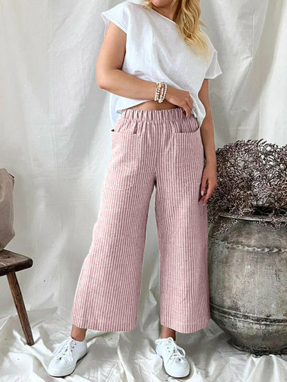 Loose Fashion Casual Straight Leg Pants for Women