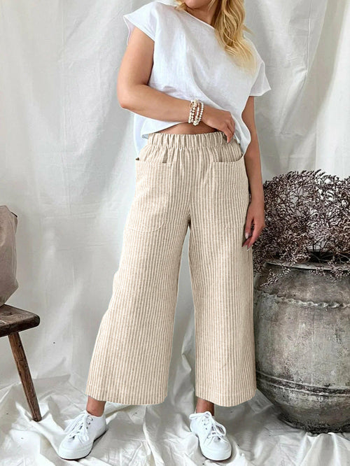 Loose Fashion Casual Straight Leg Pants for Women