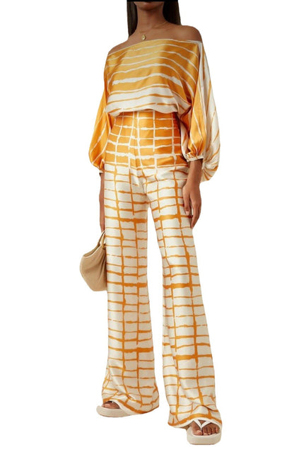 Casual and Elegant Two-Piece Leisure Suit