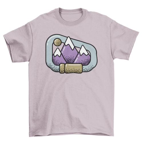 Carabiner mountains t-shirt