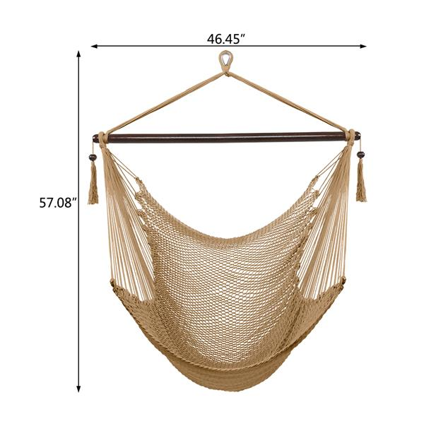 Caribbean Large Hammock Chair Swing Seat Hanging Chair