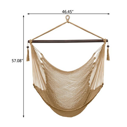 Caribbean Large Hammock Chair Swing Seat Hanging Chair