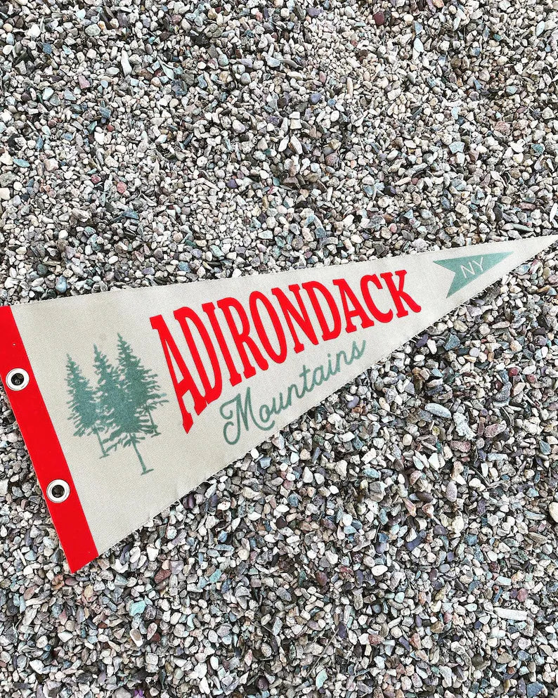 Adirondack Mountains pennant