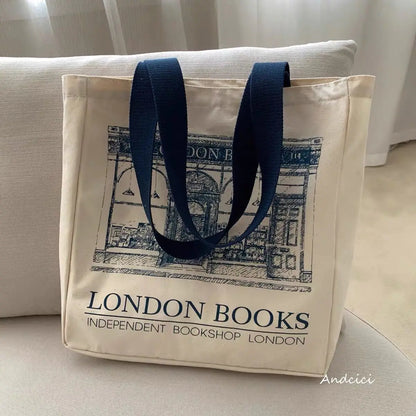 London Books Print Shoulder Bag